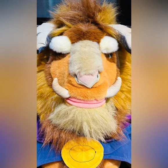 Disney Store 32” Giant Beast Plush Beauty & the Beast Large w/ Tag - Picture 11 of 12